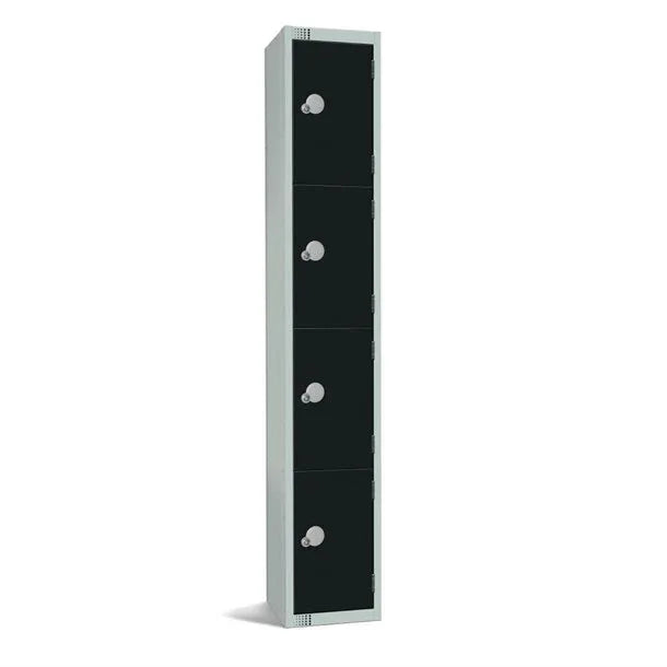 GR305-ELS Elite Four Door Electronic Combination Locker with Sloping Top - JD Catering Equipment Solutions Ltd