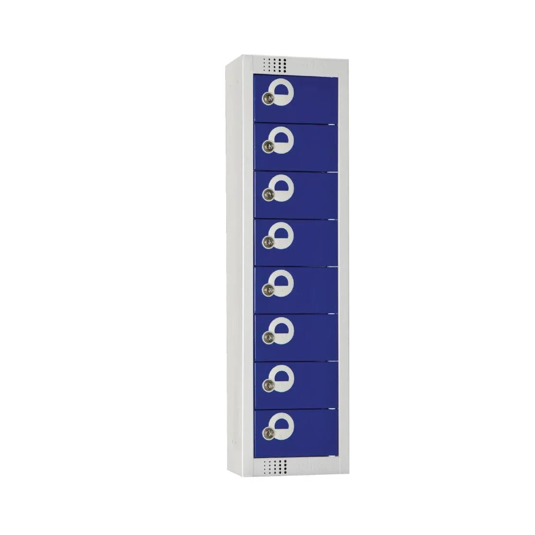 CF752-CF Elite Personal Effects Locker 8 Door Blue Camlock - JD Catering Equipment Solutions Ltd