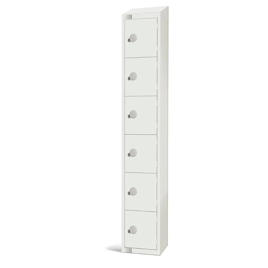 GR307-CLS Elite Six Door Manual Combination Locker with Sloping Top - JD Catering Equipment Solutions Ltd