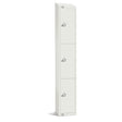 Elite Three Door Manual Combination Locker with Sloping Top JD Catering Equipment Solutions Ltd