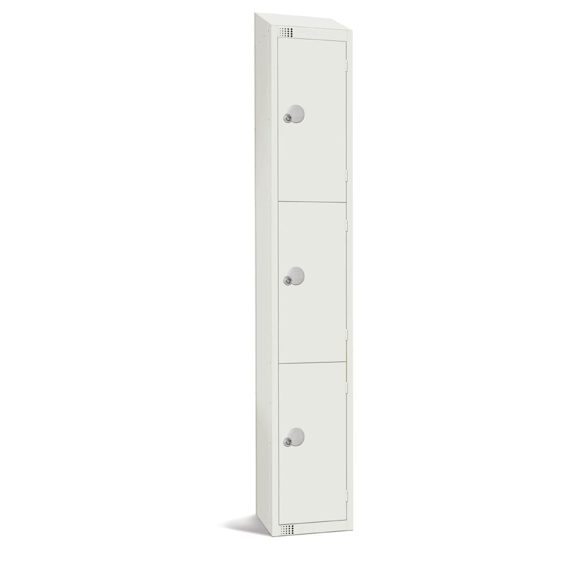 Elite Three Door Manual Combination Locker with Sloping Top JD Catering Equipment Solutions Ltd