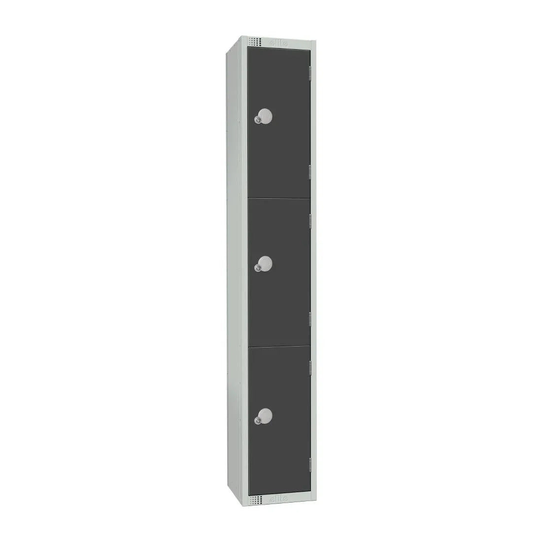 GR693-P Elite Three Door Padlock Locker 450mm Deep - JD Catering Equipment Solutions Ltd