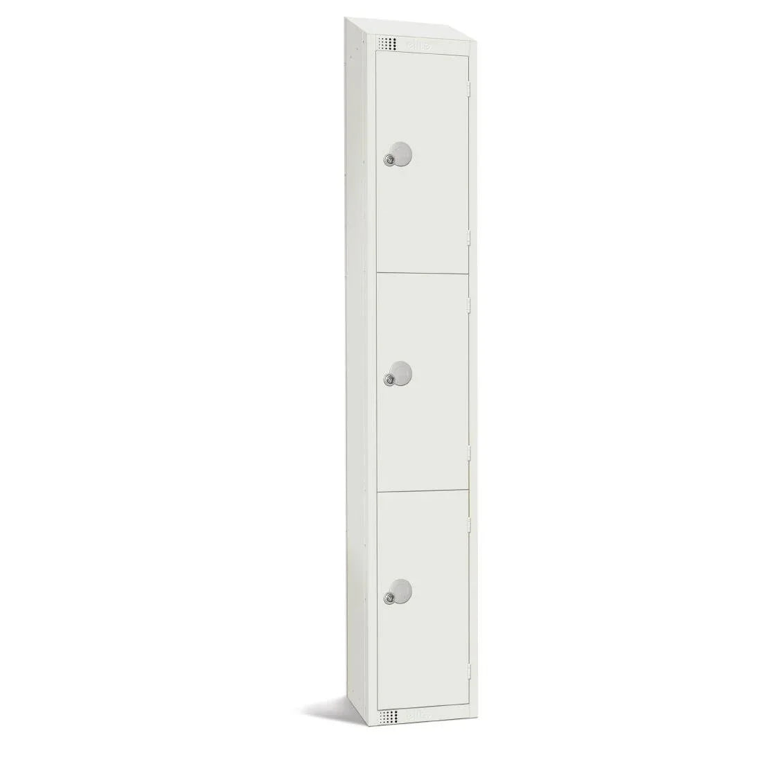 GR304-PS Elite Three Door Padlock Locker with Sloping Top - JD Catering Equipment Solutions Ltd