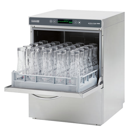Maidaid Evolution EVO535WS Glasswasher 500mm Basket Built In Water Softener
