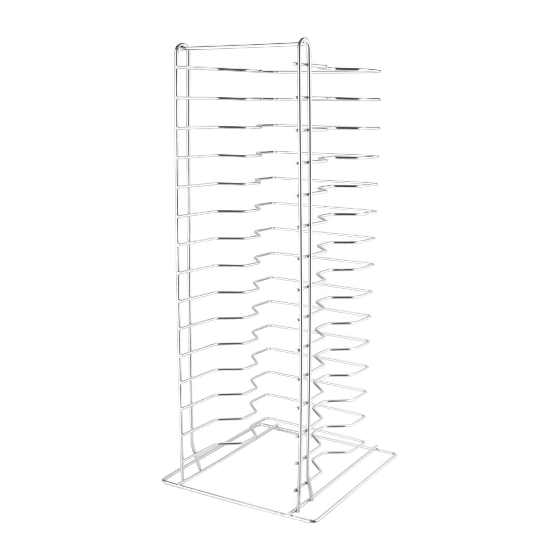 F027 Vogue Pizza Pan Stacking Rack 15 Slot JD Catering Equipment Solutions Ltd
