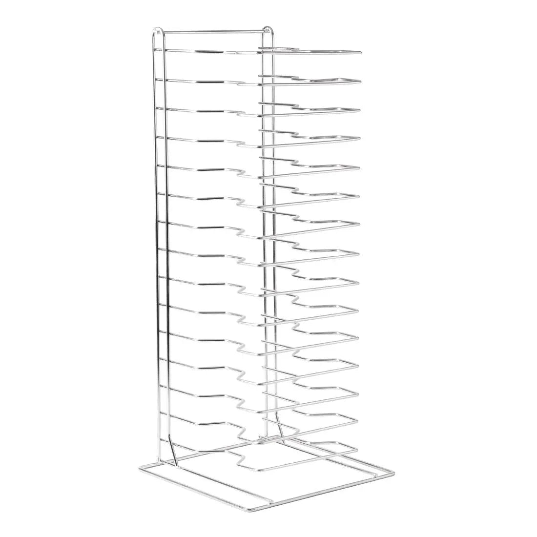 F027 Vogue Pizza Pan Stacking Rack 15 Slot JD Catering Equipment Solutions Ltd