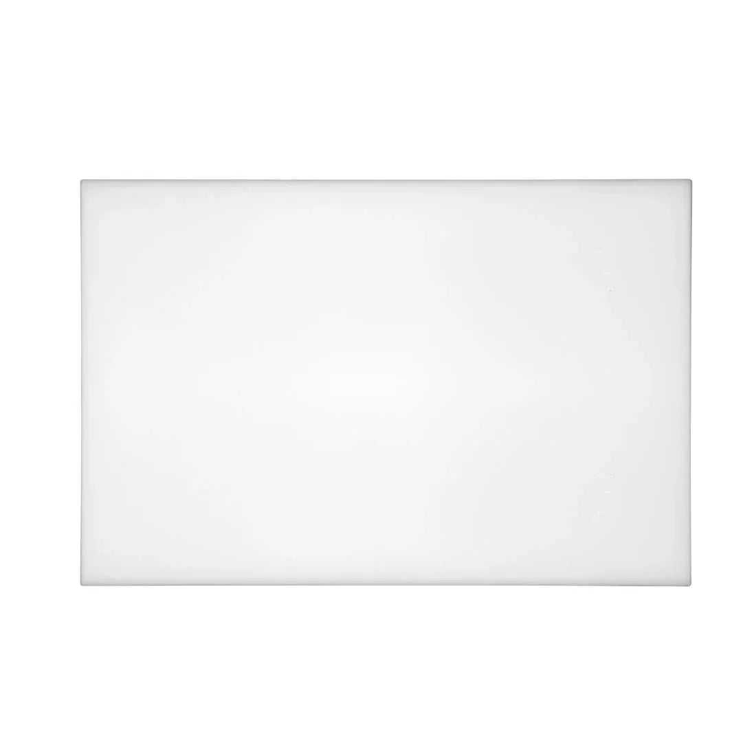 F157 Hygiplas Anti Microbial High Density White Chopping Board JD Catering Equipment Solutions Ltd