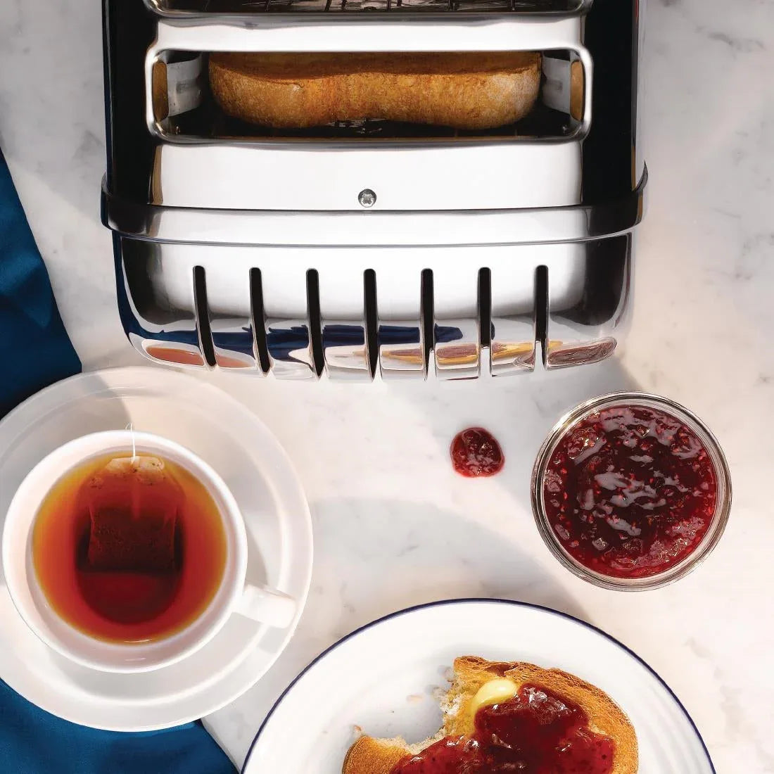 F208 Dualit 2 Slice Vario Toaster Stainless Steel 20245 - JD Catering Equipment Solutions Ltd