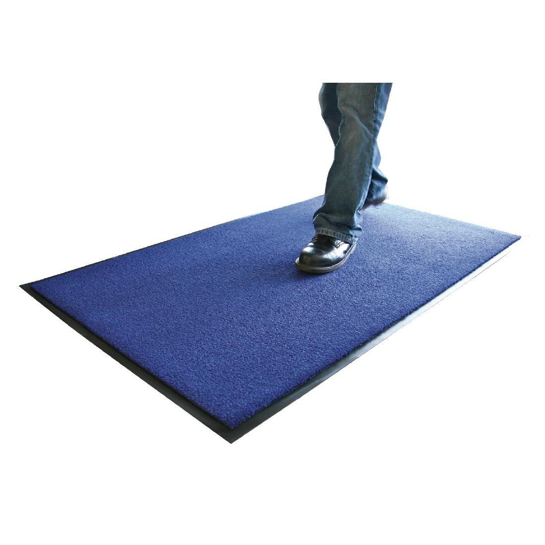 F291-BL Coba Entraplush Mat Blue 90 x 150cm - JD Catering Equipment Solutions Ltd