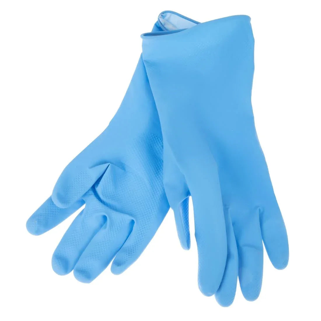 F953-L Jantex Household Glove Blue Large - JD Catering Equipment Solutions Ltd