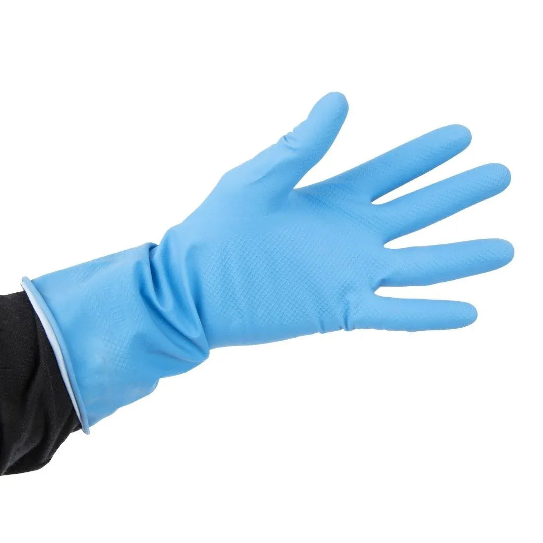 F953-S Jantex Household Glove Blue Small - JD Catering Equipment Solutions Ltd