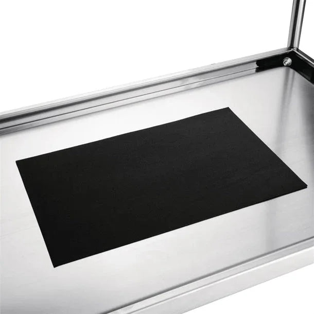 F997 Vogue Stainless Steel 2 Tier Clearing Trolley Medium - JD Catering Equipment Solutions Ltd