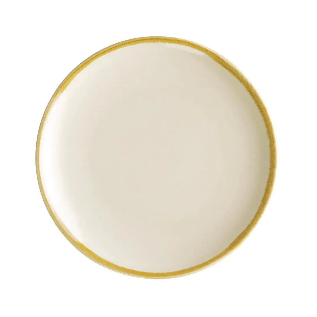 FA025 Olympia Kiln Sandstone Round Coupe Plates 178mm (Pack of 6) JD Catering Equipment Solutions Ltd
