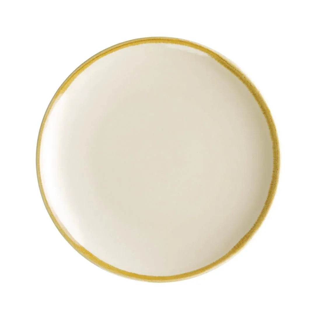 FA025 Olympia Kiln Sandstone Round Coupe Plates 178mm (Pack of 6) JD Catering Equipment Solutions Ltd