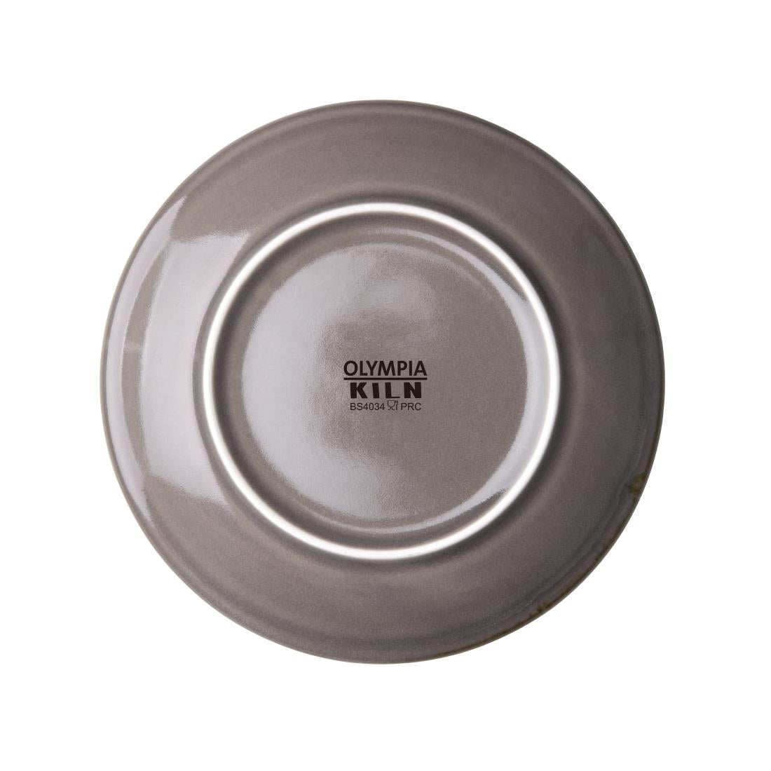 FA027 Olympia Kiln Smoke Round Coupe Plates 178mm (Pack of 6) JD Catering Equipment Solutions Ltd