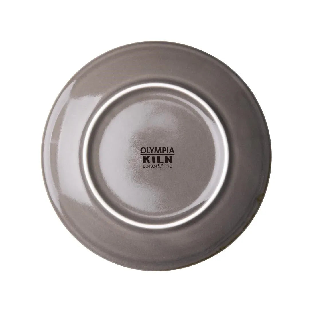 FA027 Olympia Kiln Smoke Round Coupe Plates 178mm (Pack of 6) - JD Catering Equipment Solutions Ltd