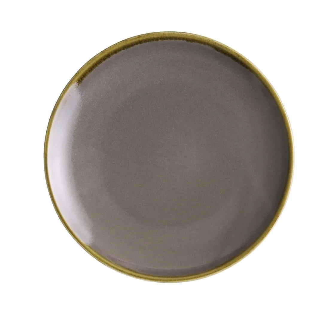 FA027 Olympia Kiln Smoke Round Coupe Plates 178mm (Pack of 6) - JD Catering Equipment Solutions Ltd