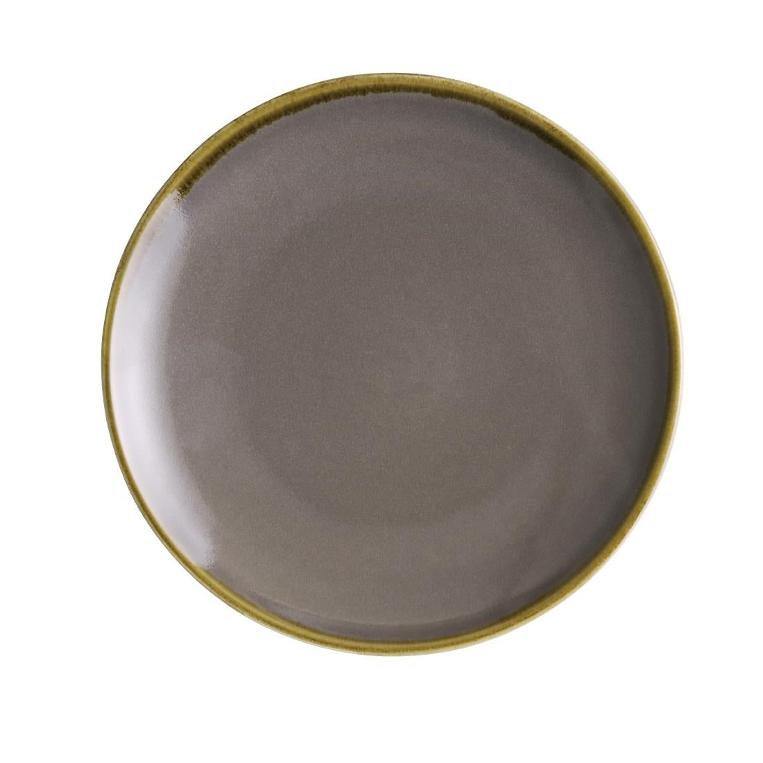 FA027 Olympia Kiln Smoke Round Coupe Plates 178mm (Pack of 6) JD Catering Equipment Solutions Ltd