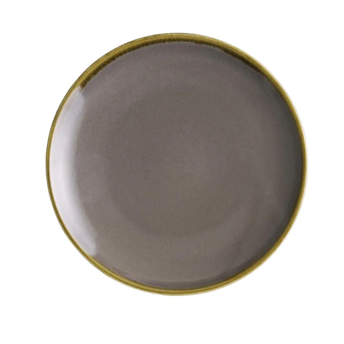 FA027 Olympia Kiln Smoke Round Coupe Plates 178mm (Pack of 6) - JD Catering Equipment Solutions Ltd