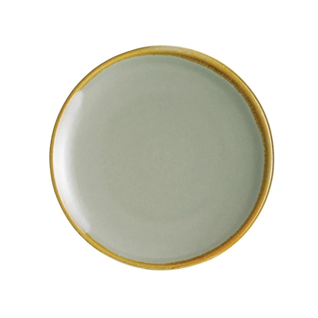 FA029 Olympia Kiln Moss Round Coupe Plates 178mm (Pack of 6) - JD Catering Equipment Solutions Ltd