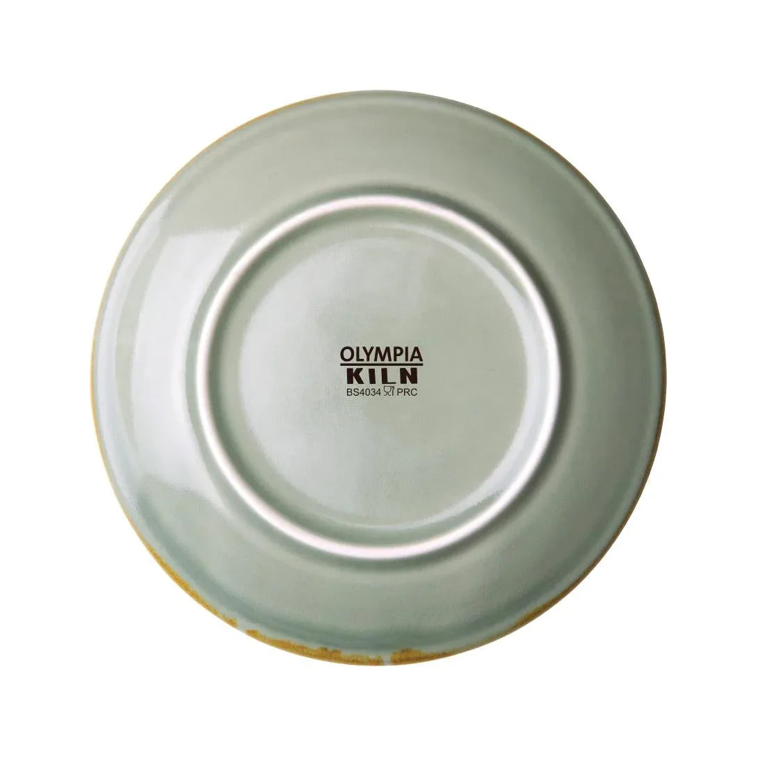 FA029 Olympia Kiln Moss Round Coupe Plates 178mm (Pack of 6) - JD Catering Equipment Solutions Ltd