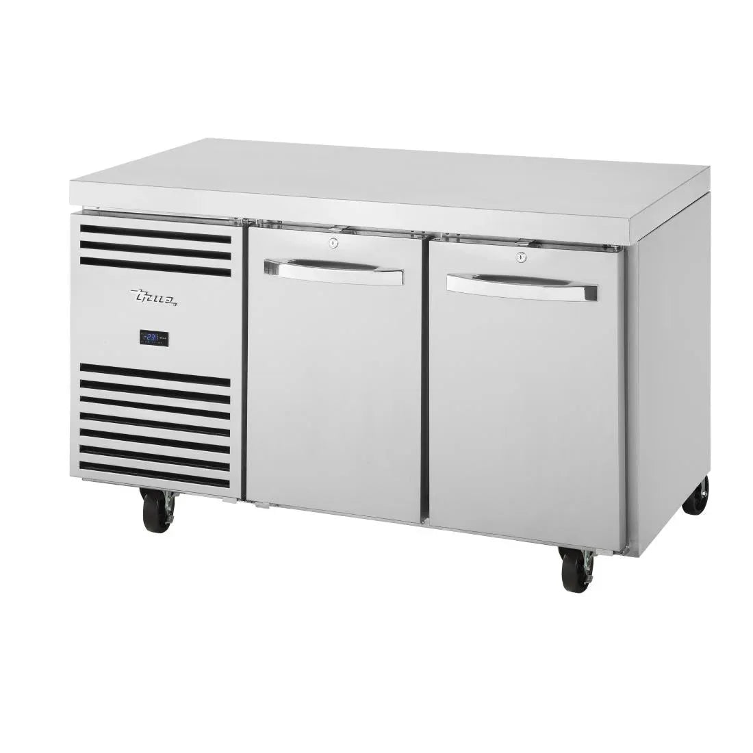 FA035 True Double Door 1/1 GN Counter Freezer TCF1/2-CL-SS-DL-DR - JD Catering Equipment Solutions Ltd