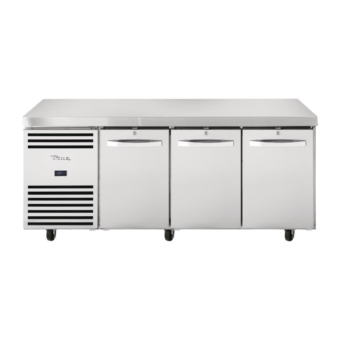 FA037 True 3 Door 1/1 GN Counter Freezer TCF1/3-CL-SS-DL-DR-DR JD Catering Equipment Solutions Ltd