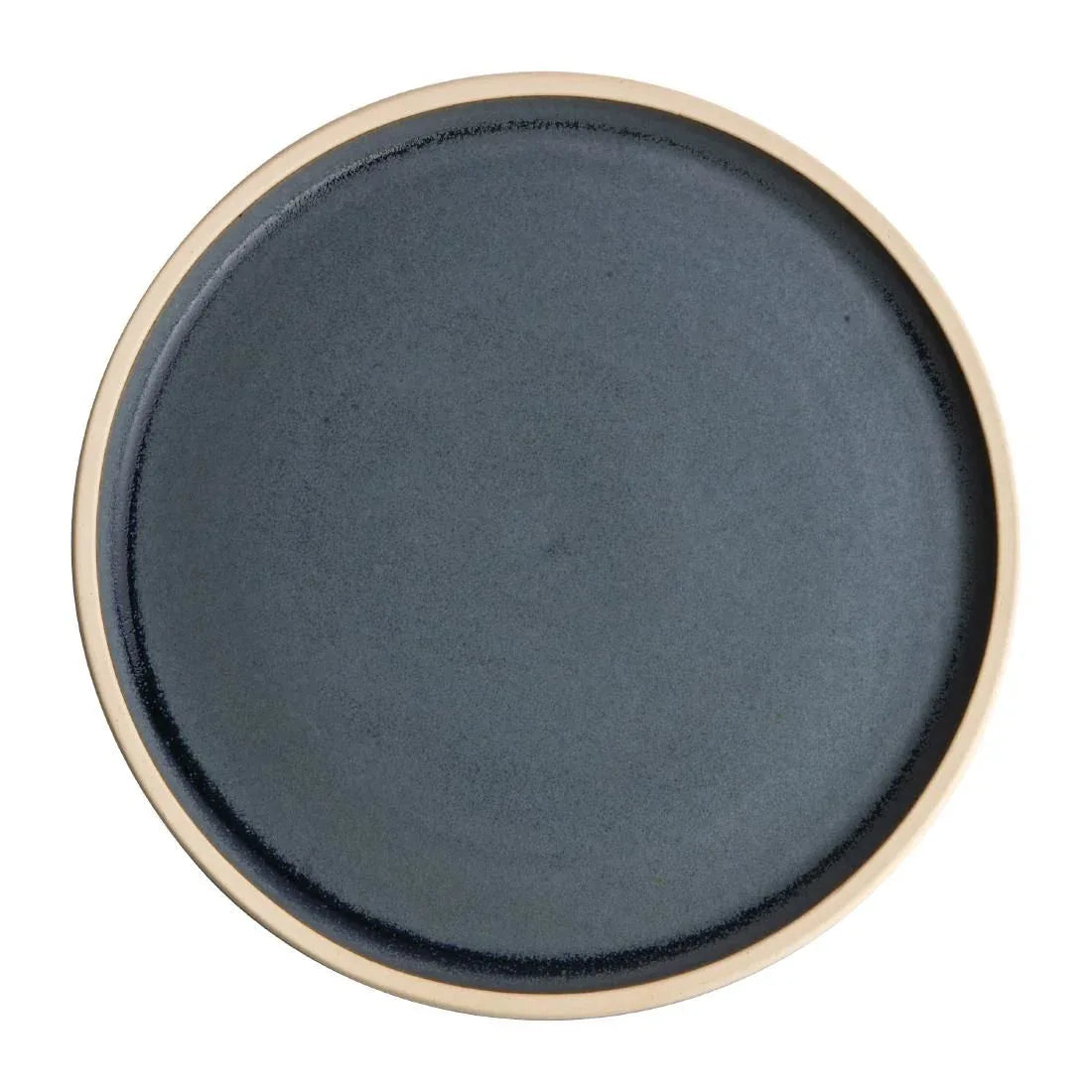 FA300 Olympia Canvas Flat Round Plate Blue Granite 180mm (Pack of 6) - JD Catering Equipment Solutions Ltd