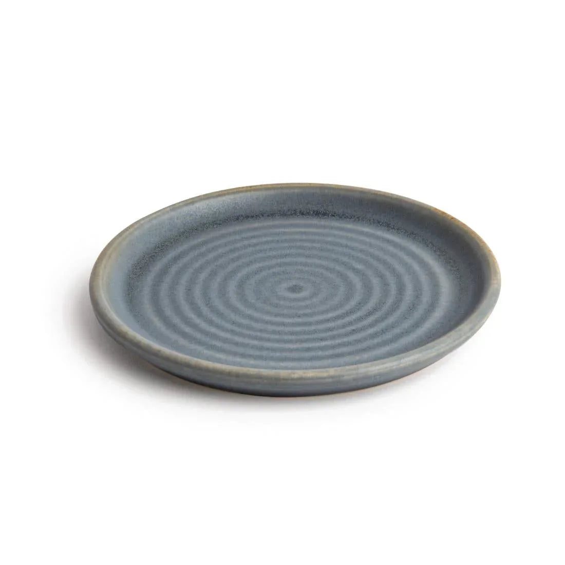 FA302 Olympia Canvas Small Rim Round Plate Blue Granite 180mm (Pack of 6) - JD Catering Equipment Solutions Ltd