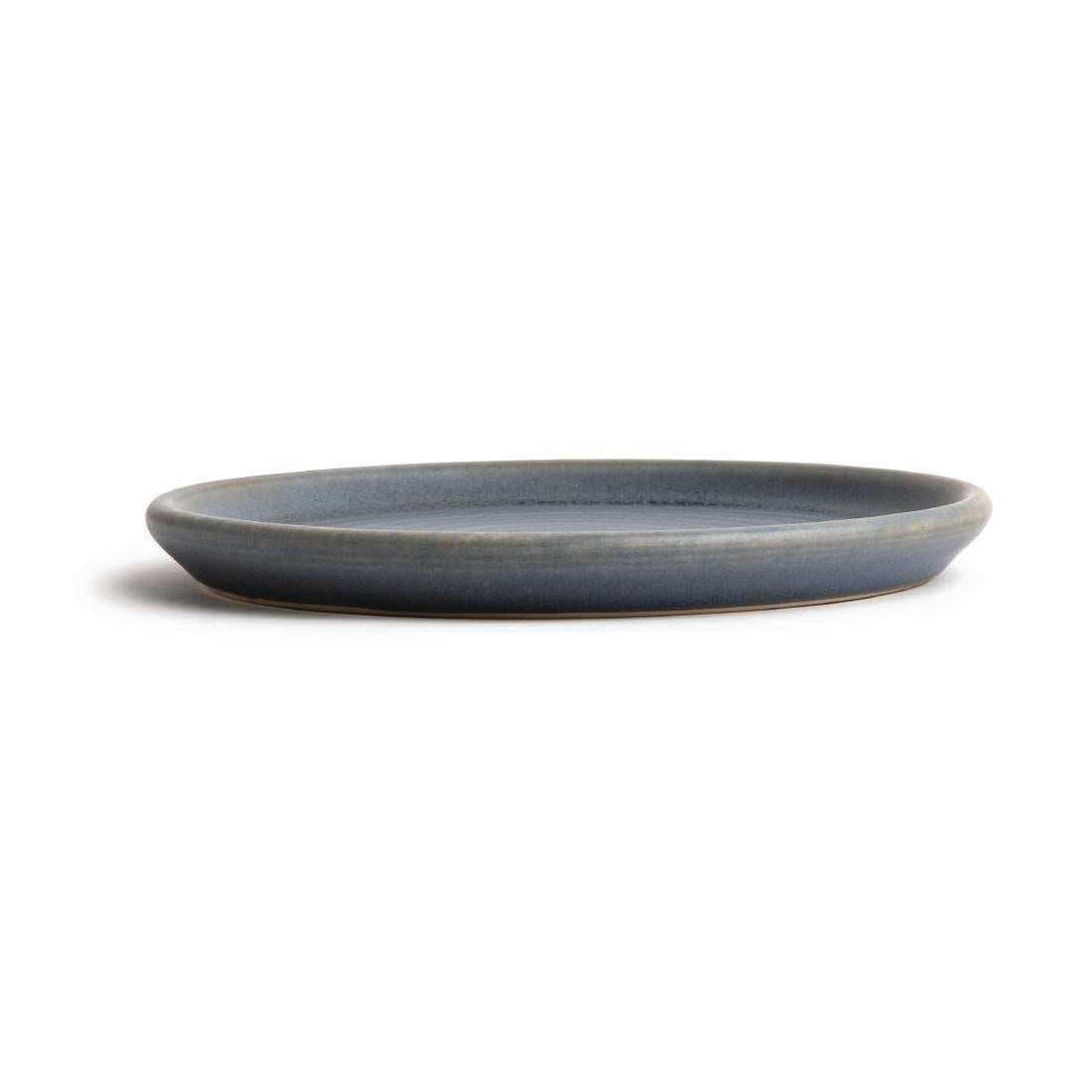 FA302 Olympia Canvas Small Rim Round Plate Blue Granite 180mm (Pack of 6) JD Catering Equipment Solutions Ltd