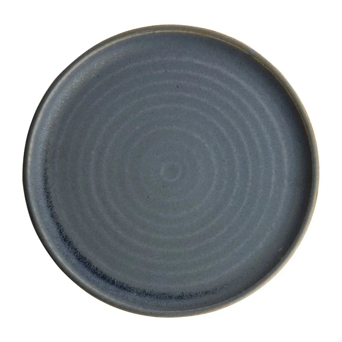 FA303 Olympia Canvas Small Rim Round Plate Blue Granite 265mm (Pack of 6) - JD Catering Equipment Solutions Ltd