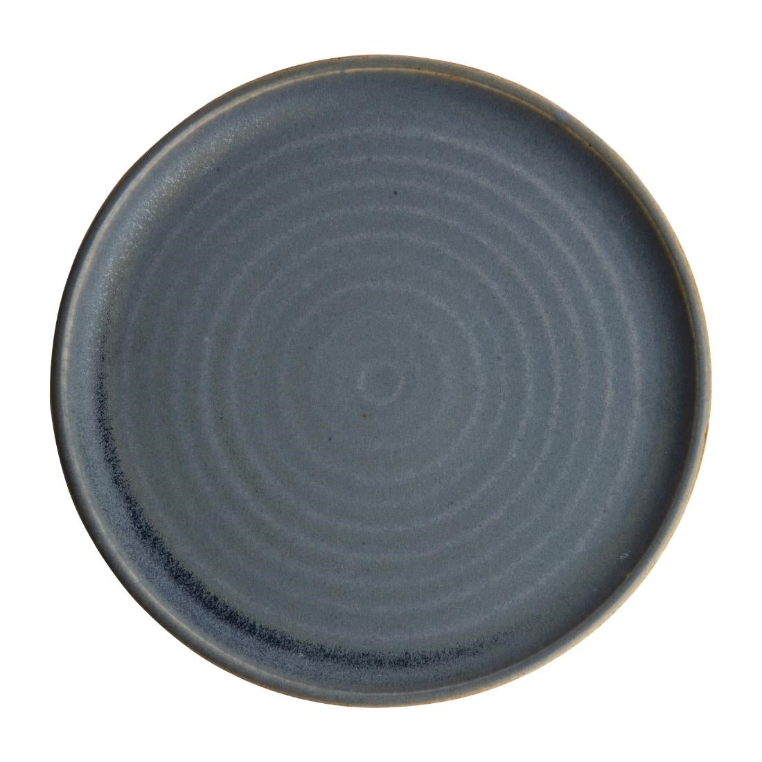 FA303 Olympia Canvas Small Rim Round Plate Blue Granite 265mm (Pack of 6) JD Catering Equipment Solutions Ltd