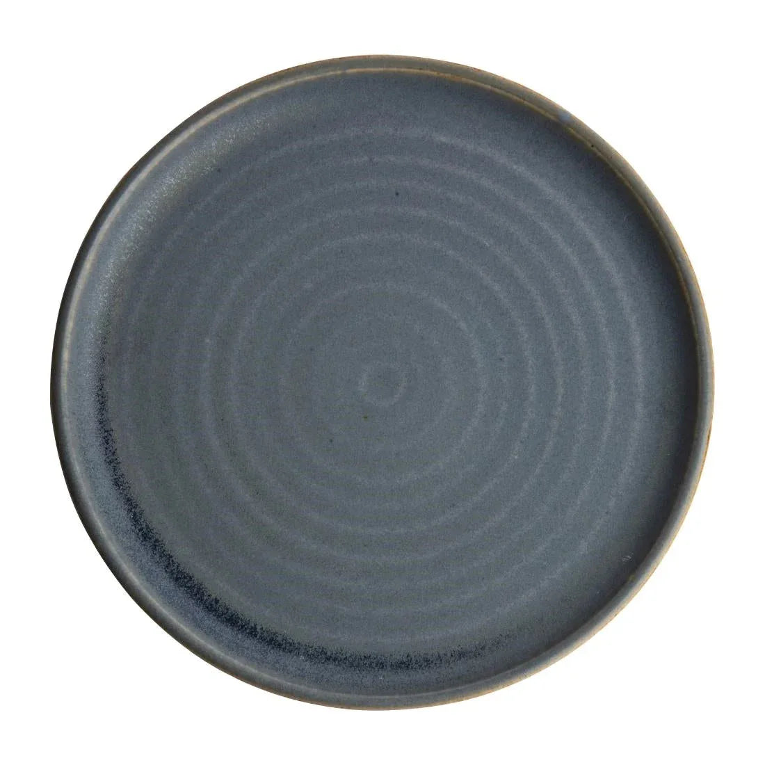FA303 Olympia Canvas Small Rim Round Plate Blue Granite 265mm (Pack of 6) - JD Catering Equipment Solutions Ltd