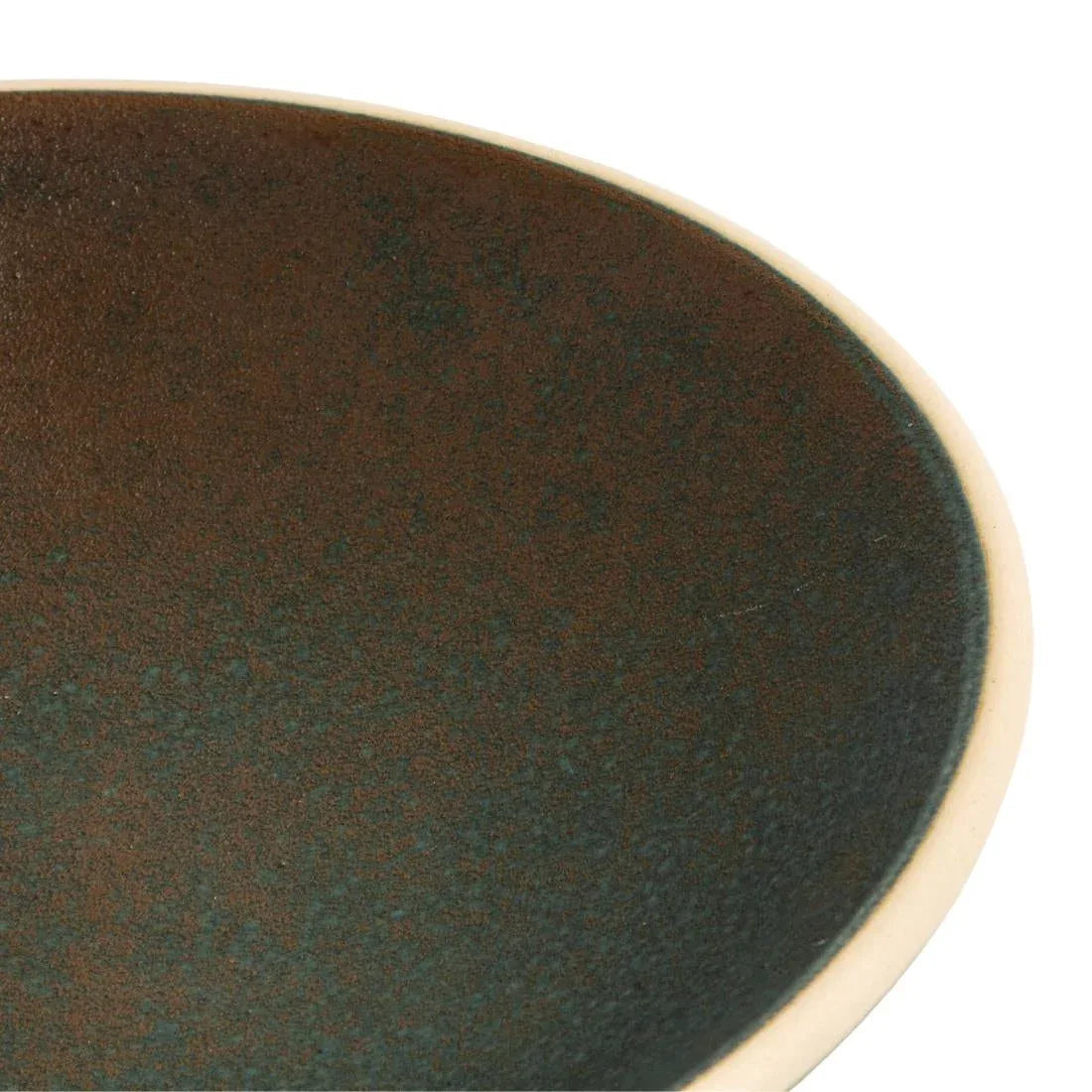 FA326 Olympia Canvas Shallow Tapered Bowl Green Verdigris 200mm (Pack of 6) - JD Catering Equipment Solutions Ltd