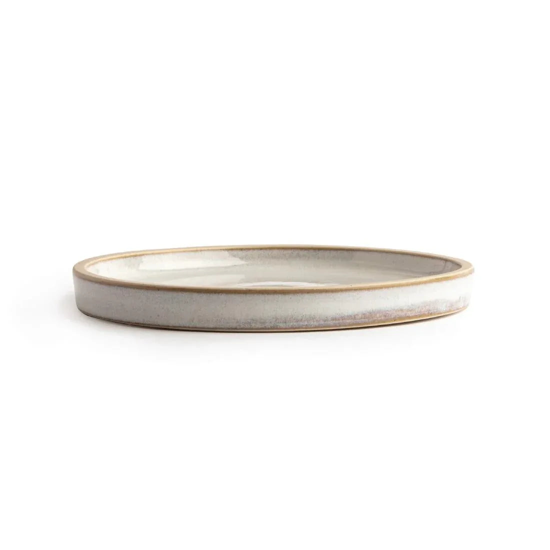 FA328 Olympia Canvas Flat Round Plate Murano White 180mm (Pack of 6) - JD Catering Equipment Solutions Ltd