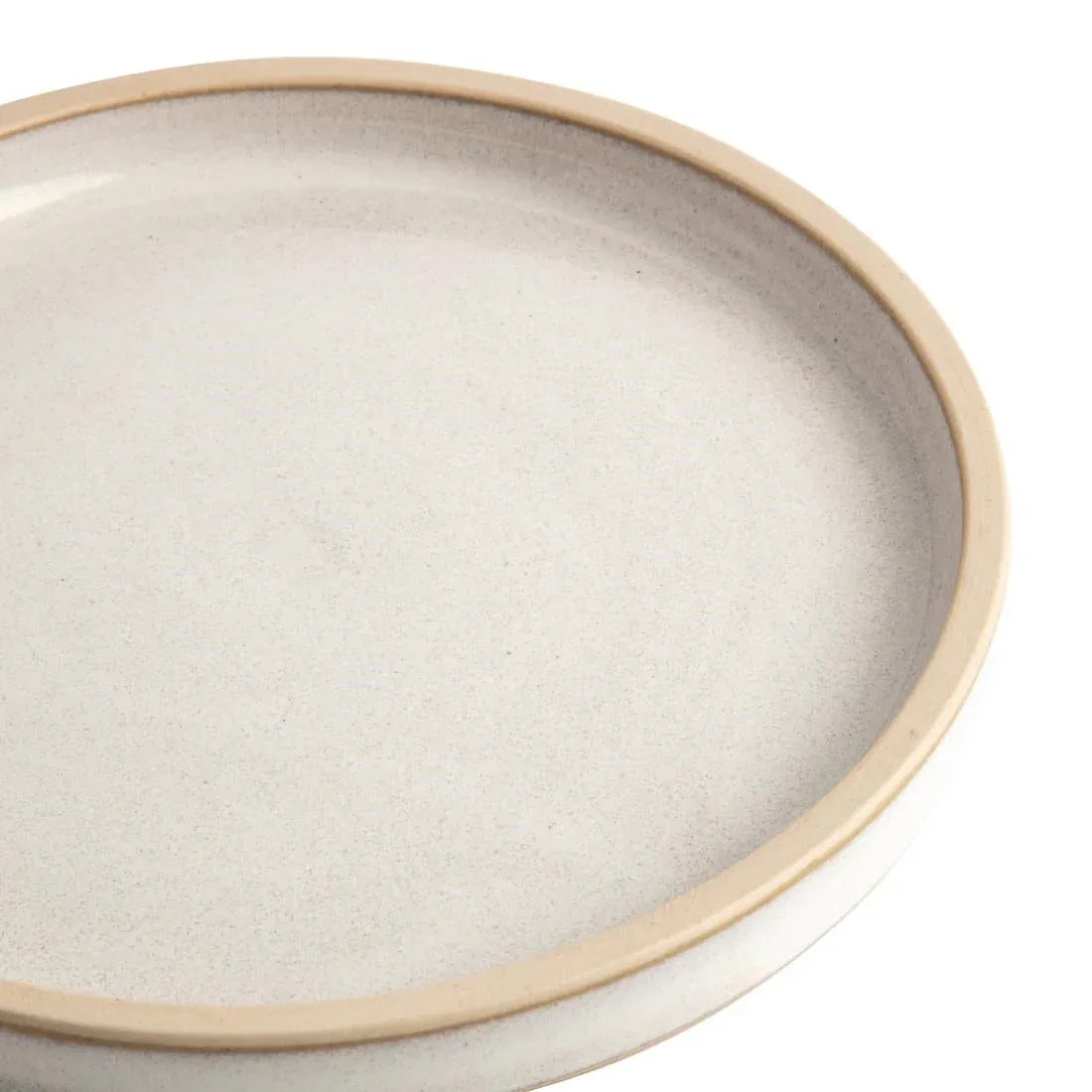 FA328 Olympia Canvas Flat Round Plate Murano White 180mm (Pack of 6) - JD Catering Equipment Solutions Ltd