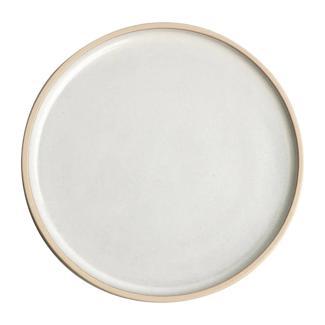 FA328 Olympia Canvas Flat Round Plate Murano White 180mm (Pack of 6) - JD Catering Equipment Solutions Ltd