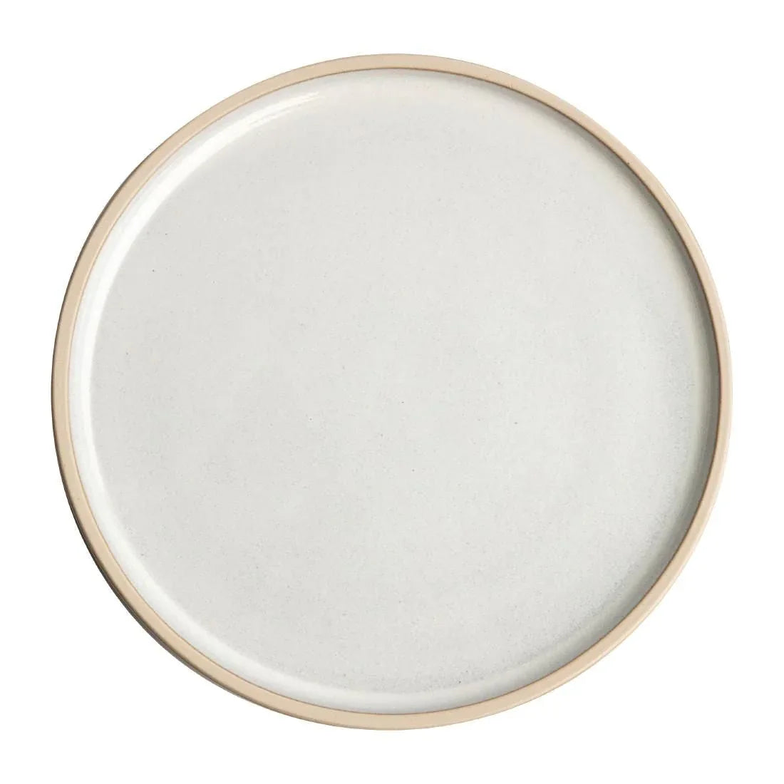 FA328 Olympia Canvas Flat Round Plate Murano White 180mm (Pack of 6) - JD Catering Equipment Solutions Ltd
