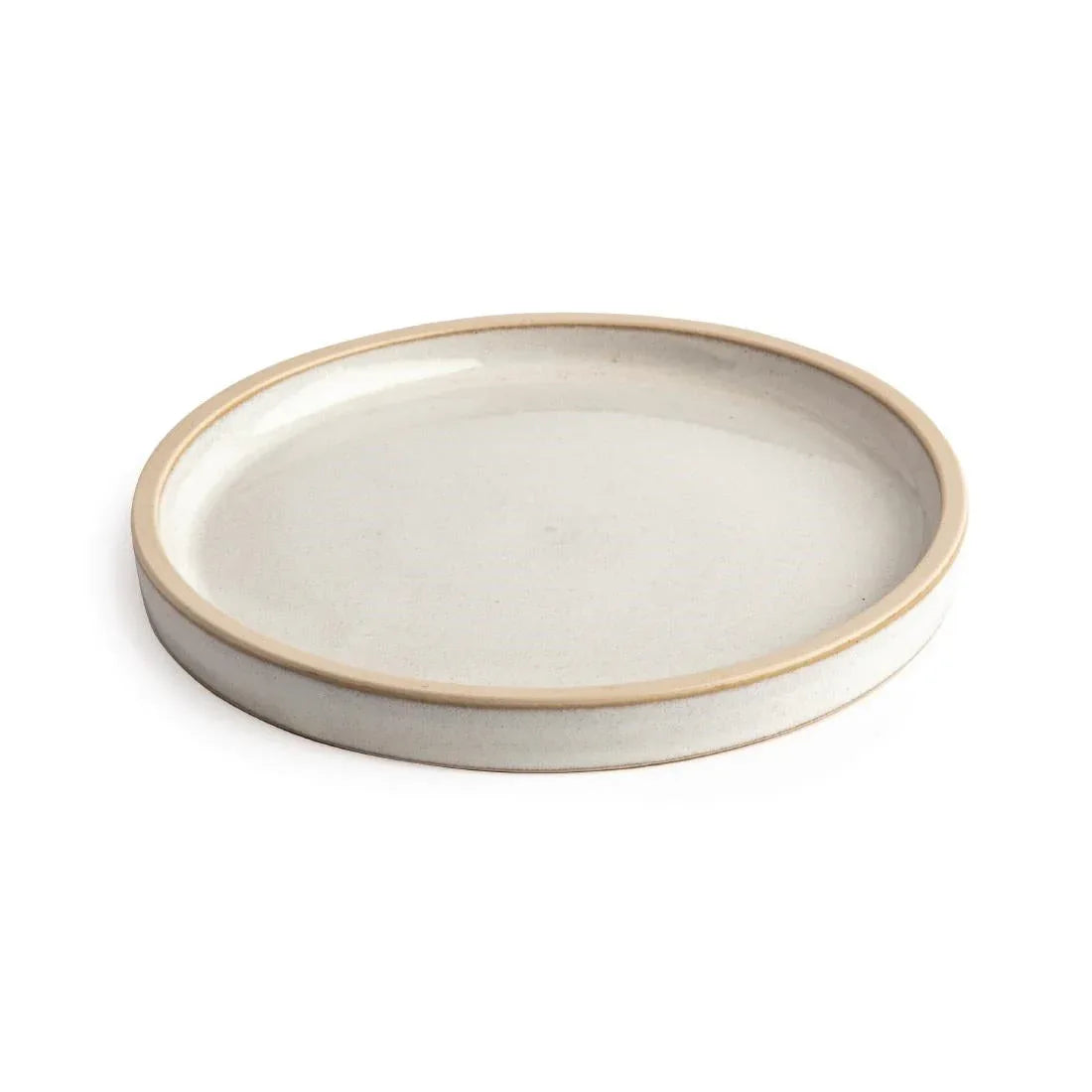 FA328 Olympia Canvas Flat Round Plate Murano White 180mm (Pack of 6) - JD Catering Equipment Solutions Ltd
