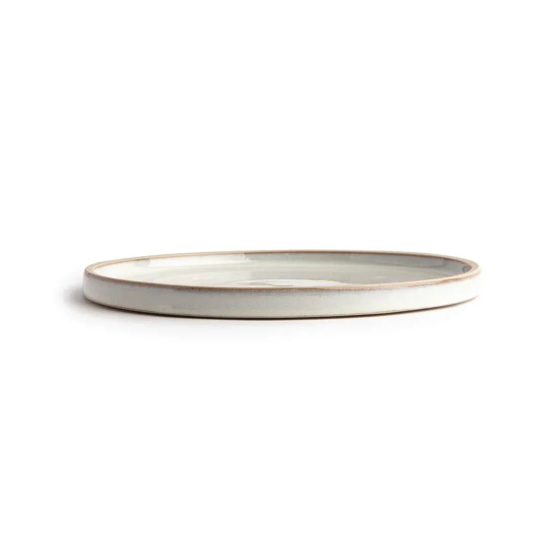 FA329 Olympia Canvas Flat Round Plate Murano White 250mm (Pack of 6) - JD Catering Equipment Solutions Ltd