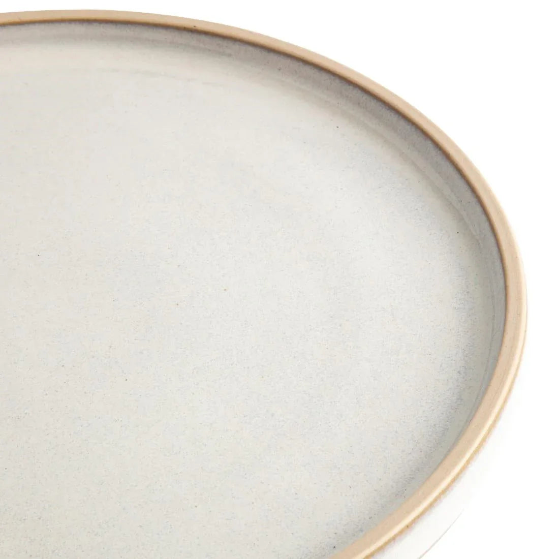 FA329 Olympia Canvas Flat Round Plate Murano White 250mm (Pack of 6) - JD Catering Equipment Solutions Ltd