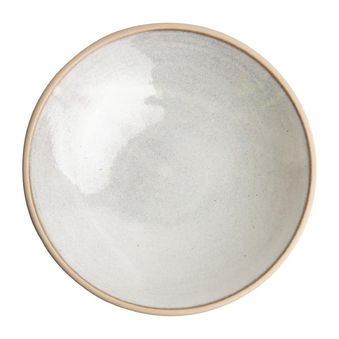 FA333 Olympia Canvas Shallow Tapered Bowl Murano White 200mm (Pack of 6) JD Catering Equipment Solutions Ltd