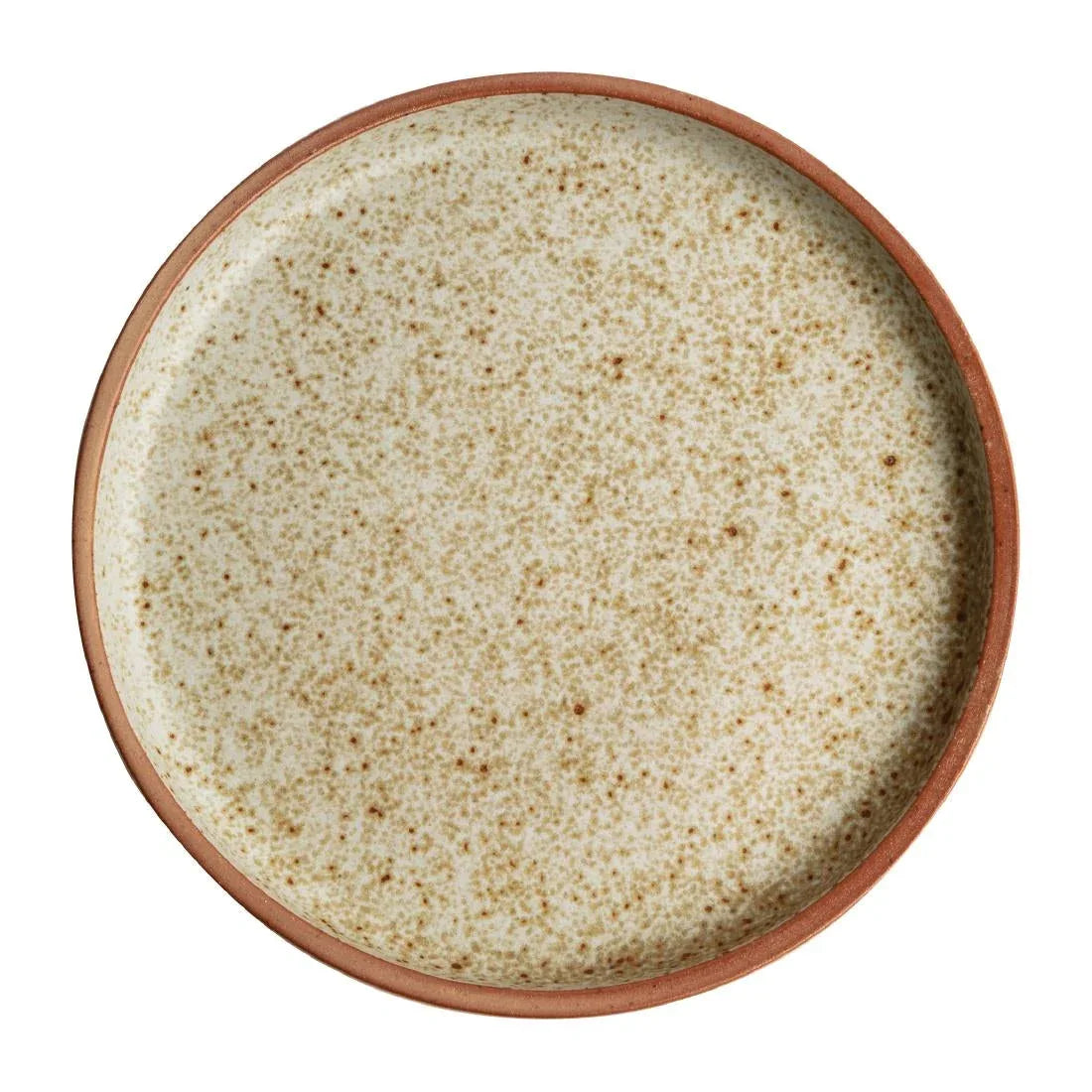 FA335 Olympia Canvas Flat Round Plate Wheat 180mm (Pack of 6) - JD Catering Equipment Solutions Ltd