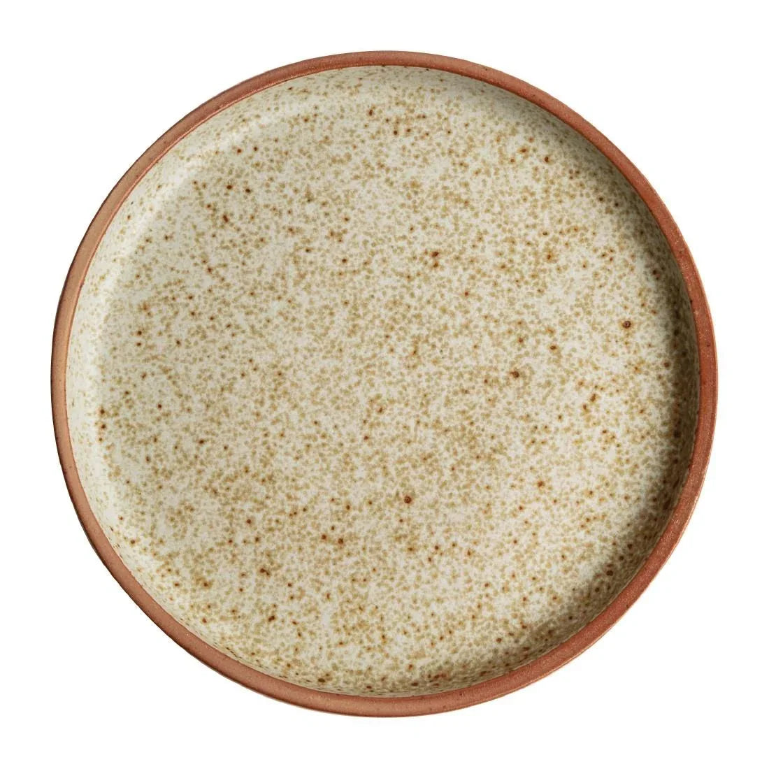 FA335 Olympia Canvas Flat Round Plate Wheat 180mm (Pack of 6) - JD Catering Equipment Solutions Ltd