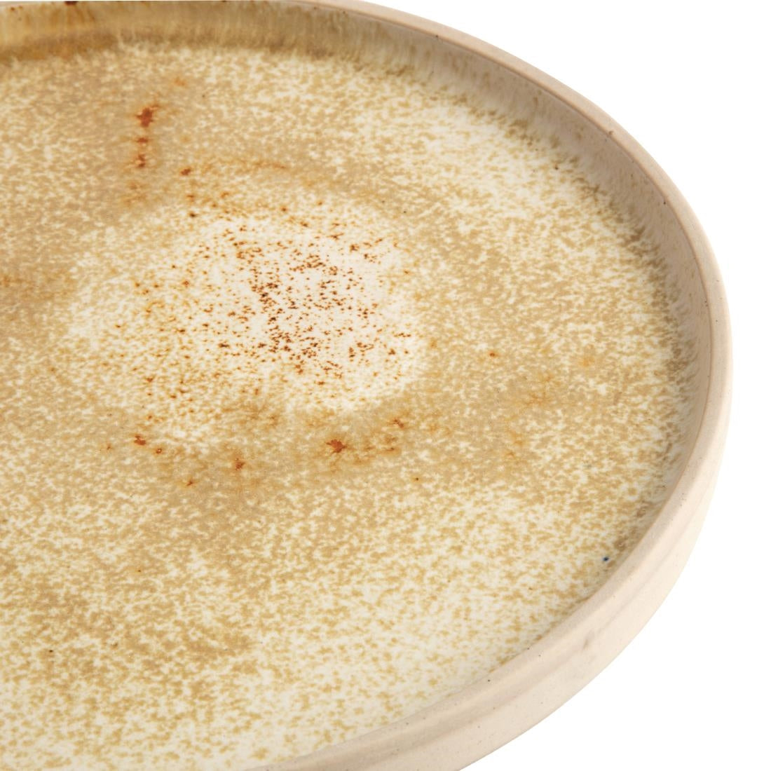 FA336 Olympia Canvas Flat Round Plate Wheat 250mm (Pack of 6) JD Catering Equipment Solutions Ltd