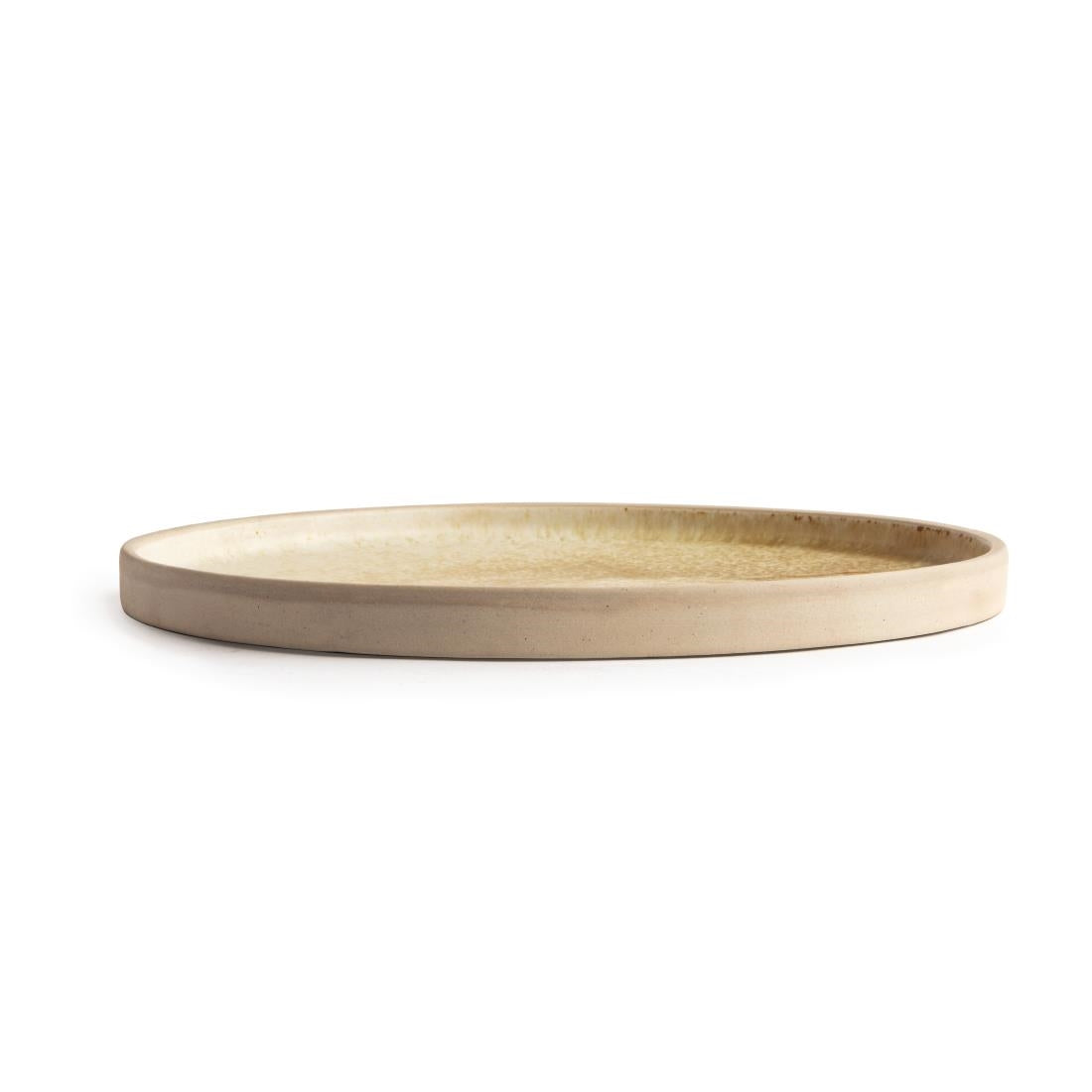 FA336 Olympia Canvas Flat Round Plate Wheat 250mm (Pack of 6) JD Catering Equipment Solutions Ltd