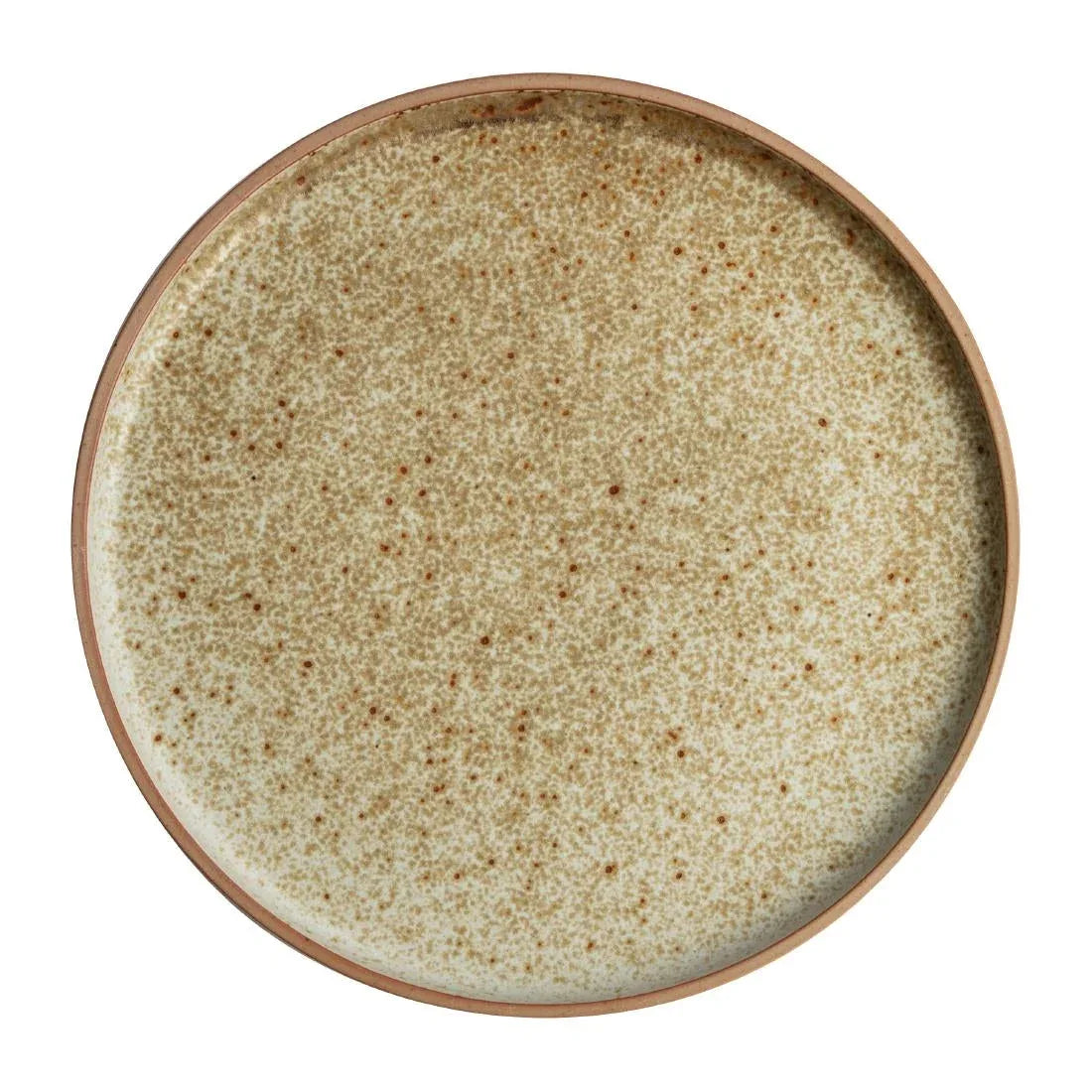 FA336 Olympia Canvas Flat Round Plate Wheat 250mm (Pack of 6) - JD Catering Equipment Solutions Ltd