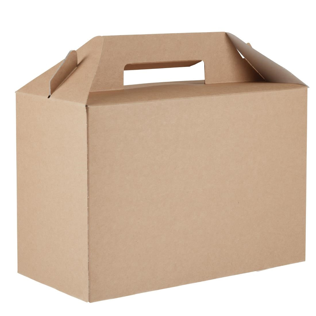 FA362 Colpac Recyclable Kraft Gable Boxes Large (Pack of 125) JD Catering Equipment Solutions Ltd