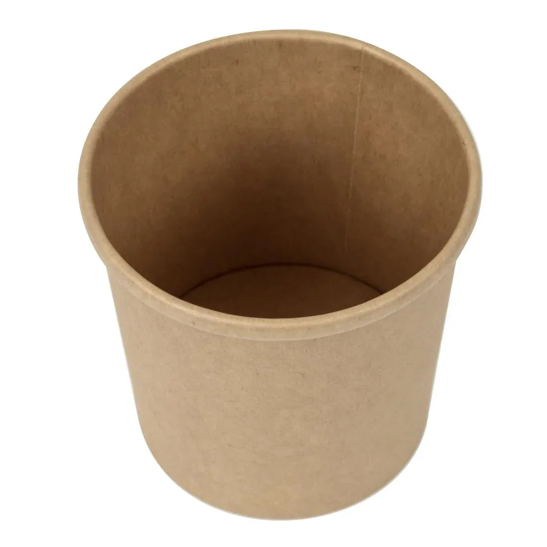 FA369 Colpac Recyclable Kraft Microwavable Soup Cups 350ml / 12oz (Pack of 500) - JD Catering Equipment Solutions Ltd