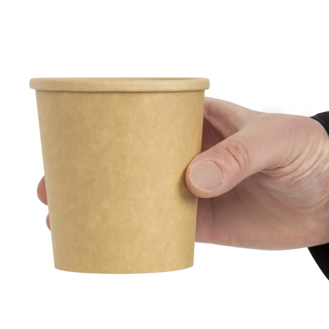 FA370 Colpac Recyclable Kraft Microwavable Soup Cups 450ml / 16oz (Pack of 500) - JD Catering Equipment Solutions Ltd